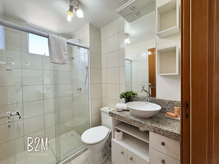 Apartamento acolhedor com vista mar, Beto Carrero
