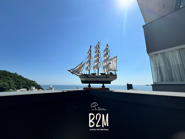 Apartamento acolhedor com vista mar, Beto Carrero