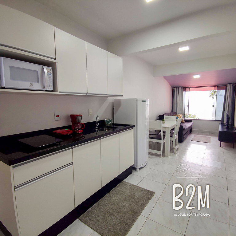 Loft beira-mar, vista encantadora