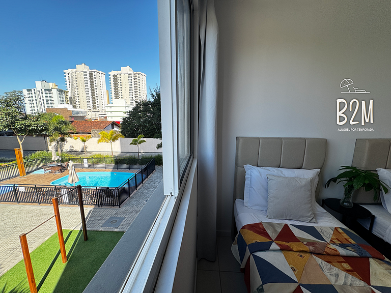 Piscina, praia e lazer para toda família
