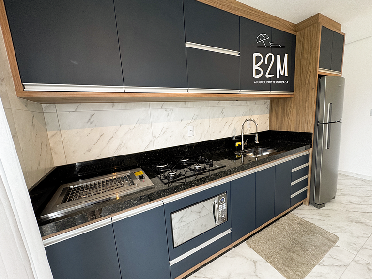 Aconchegante apartamento, jacuzzi e churrasqueira