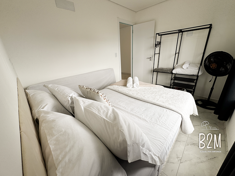 Aconchegante apartamento, jacuzzi e churrasqueira