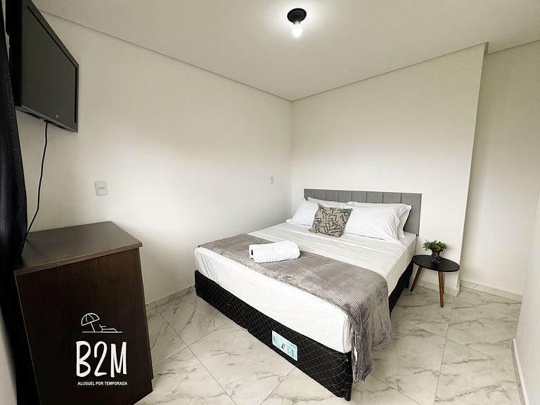 Aconchegante apartamento, jacuzzi e churrasqueira