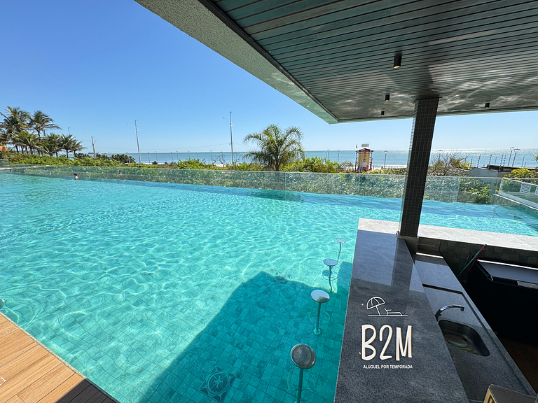 Summer homeclub, beira mar, piscina, jacuzzi