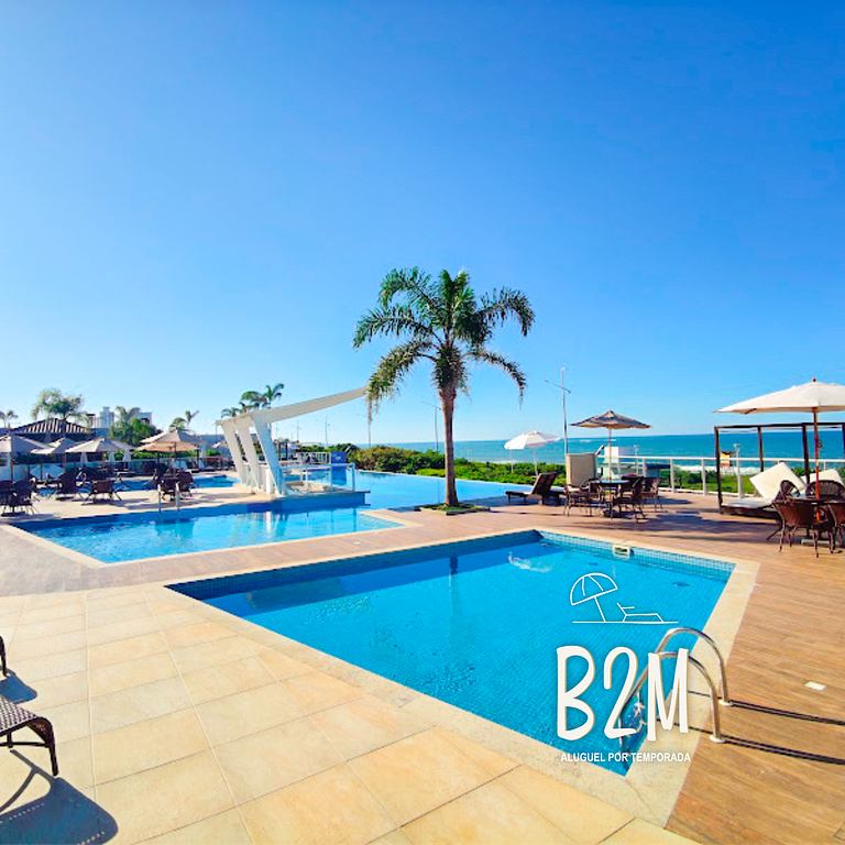 Pé na areia, piscina borda infinita, homeclub Bali