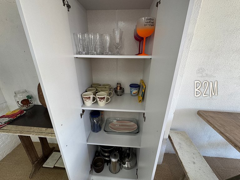 Casa vista mar Incrível com churrasqueira