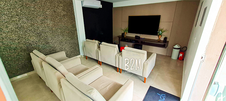 Homeclub beira-mar, piscina borda infinita