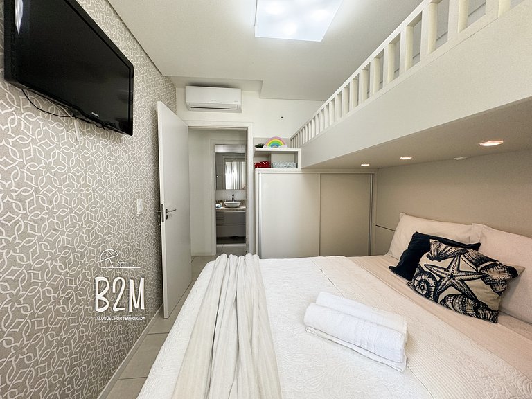 Homeclub beira-mar, piscina borda infinita