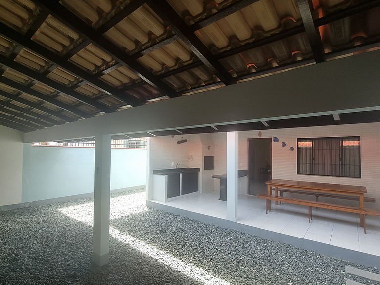Casa de praia com churrasqueira