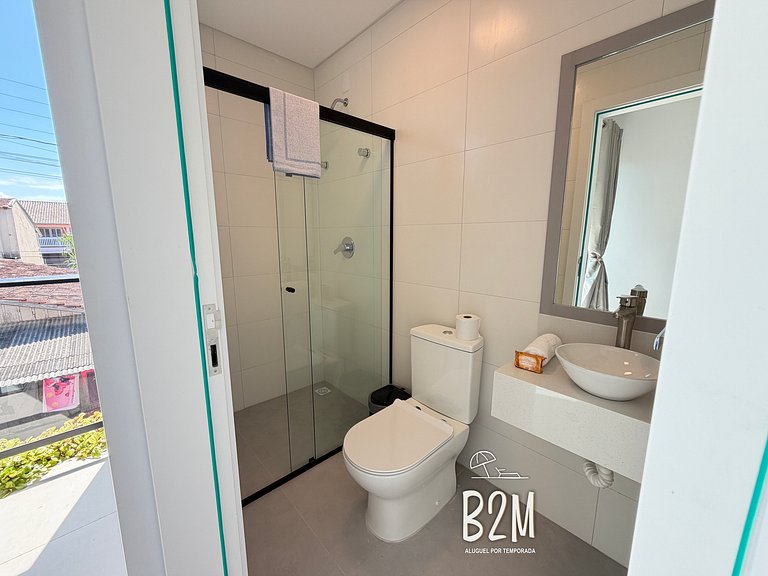 Triplex com jacuzzi, vista mar, churrasqueira