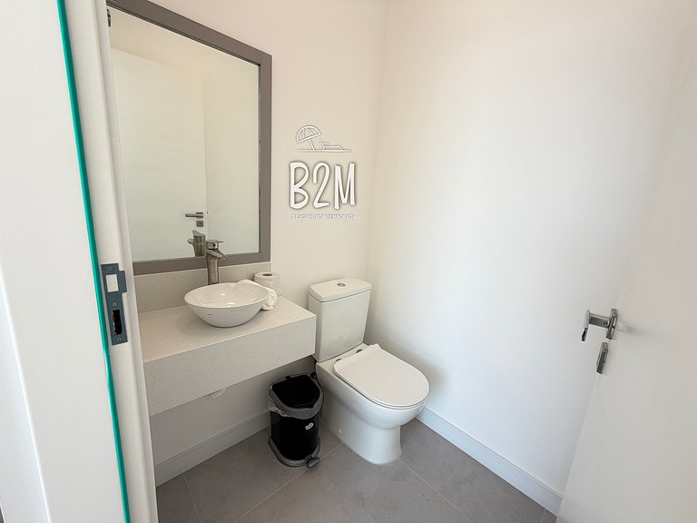 Triplex com jacuzzi, vista mar, churrasqueira