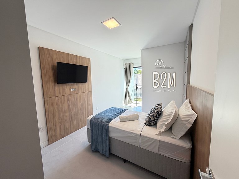 Triplex com jacuzzi, vista mar, churrasqueira