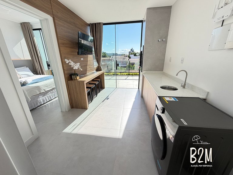 Triplex com jacuzzi, vista mar, churrasqueira