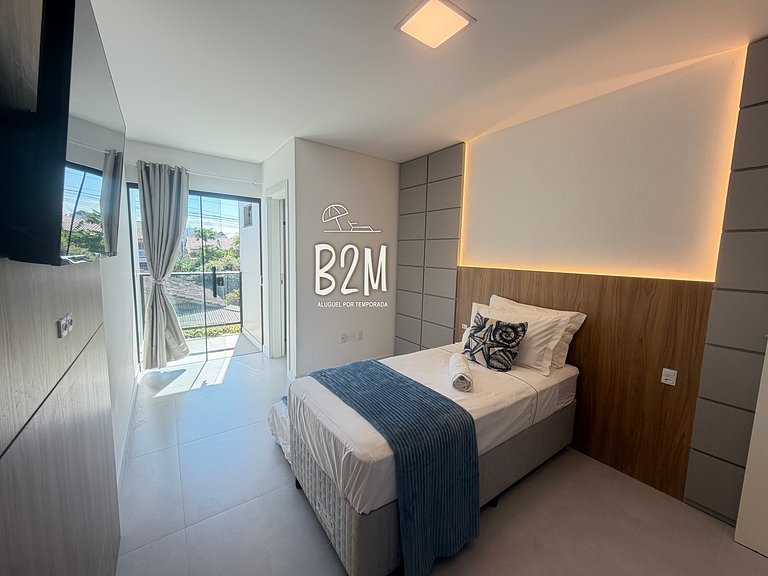 Triplex com jacuzzi, vista mar, churrasqueira