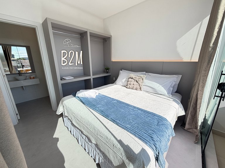 Triplex com jacuzzi, vista mar, churrasqueira