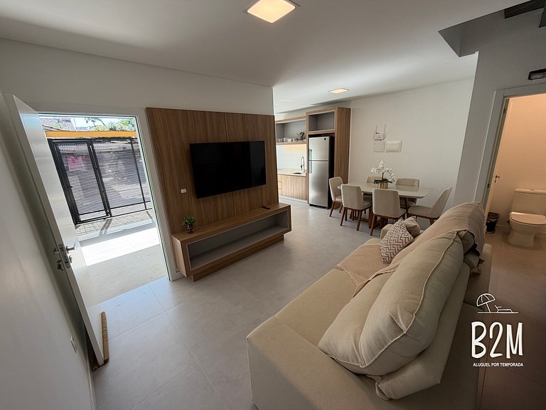 Triplex com jacuzzi, vista mar, churrasqueira