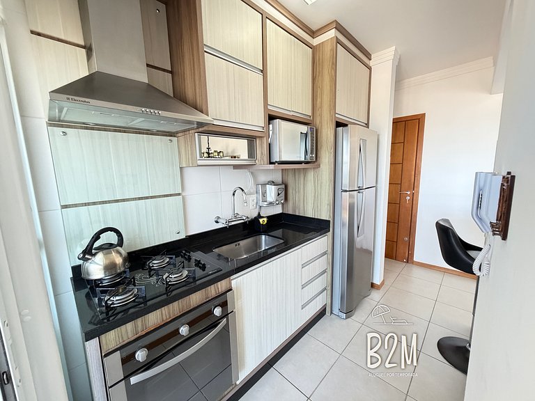 Vista mar, churrasqueira, piscina, homeclub