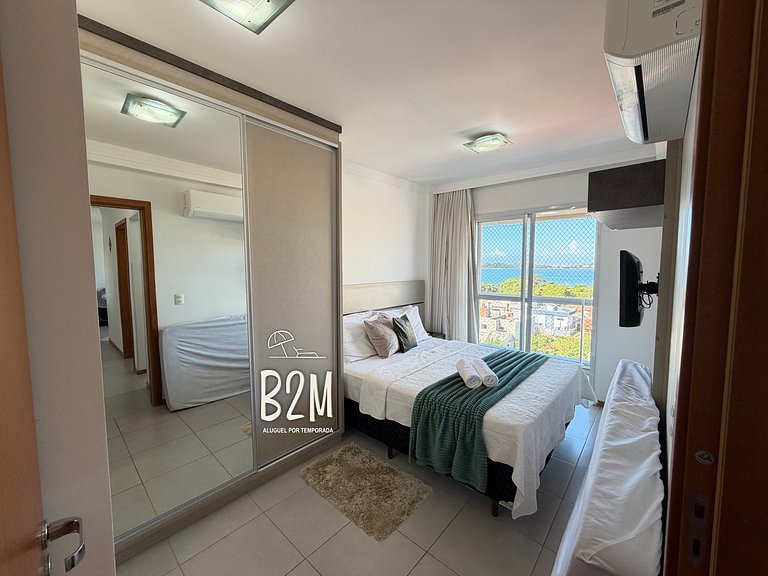 Vista mar, churrasqueira, piscina, homeclub