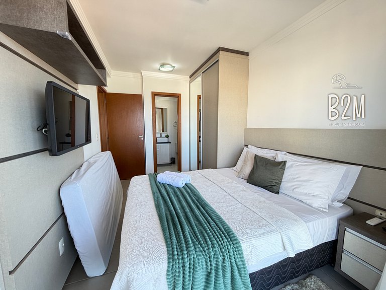 Vista mar, churrasqueira, piscina, homeclub