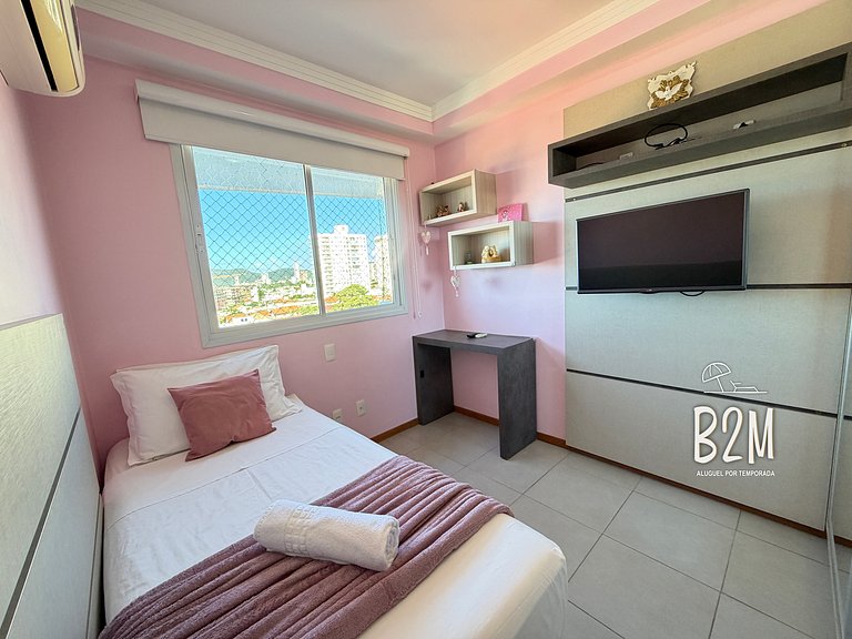 Vista mar, churrasqueira, piscina, homeclub