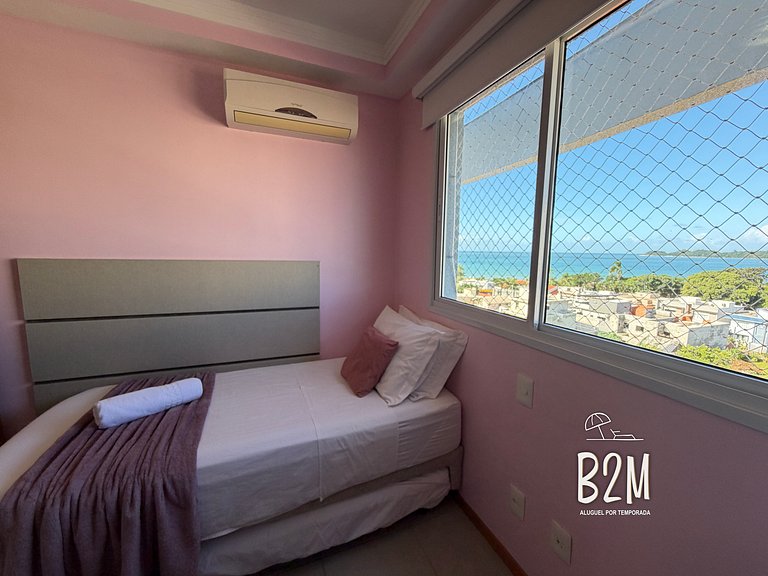 Vista mar, churrasqueira, piscina, homeclub