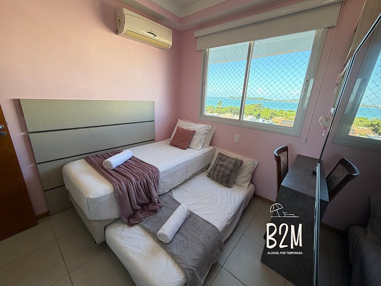 Vista mar, churrasqueira, piscina, homeclub