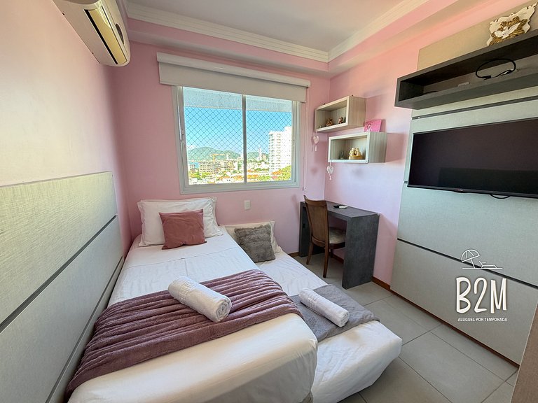 Vista mar, churrasqueira, piscina, homeclub