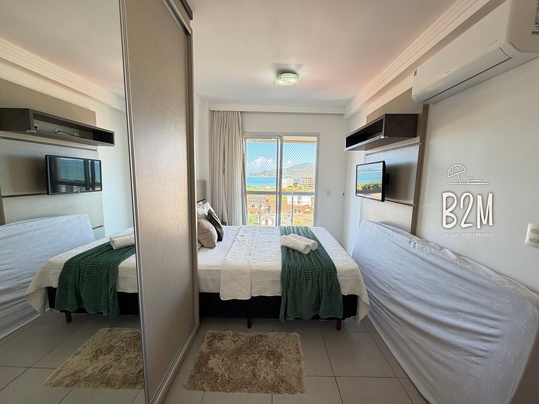 Vista mar, churrasqueira, piscina, homeclub