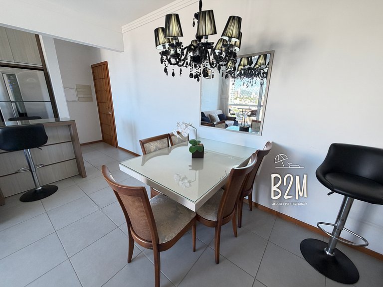 Vista mar, churrasqueira, piscina, homeclub