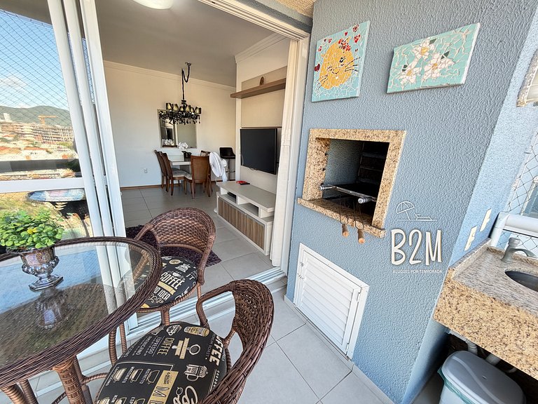 Vista mar, churrasqueira, piscina, homeclub