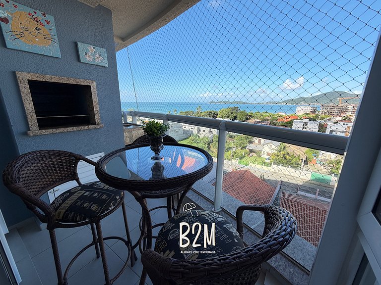 Vista mar, churrasqueira, piscina, homeclub