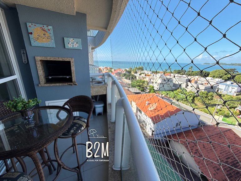 Vista mar, churrasqueira, piscina, homeclub