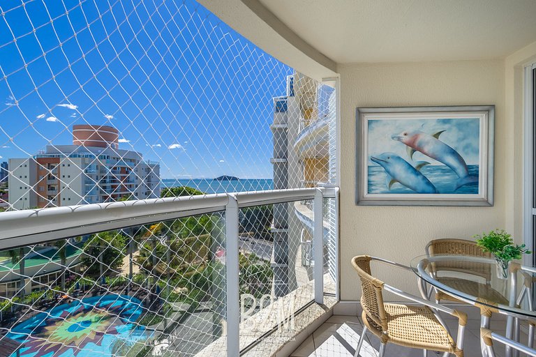 Piscina com bar molhado, praia, Beto Carrero