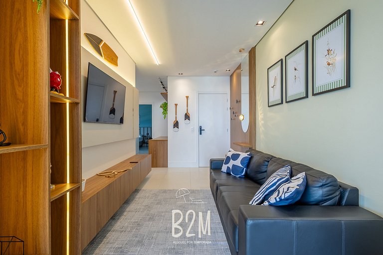 Incrível vista mar, churrasqueira, piscina