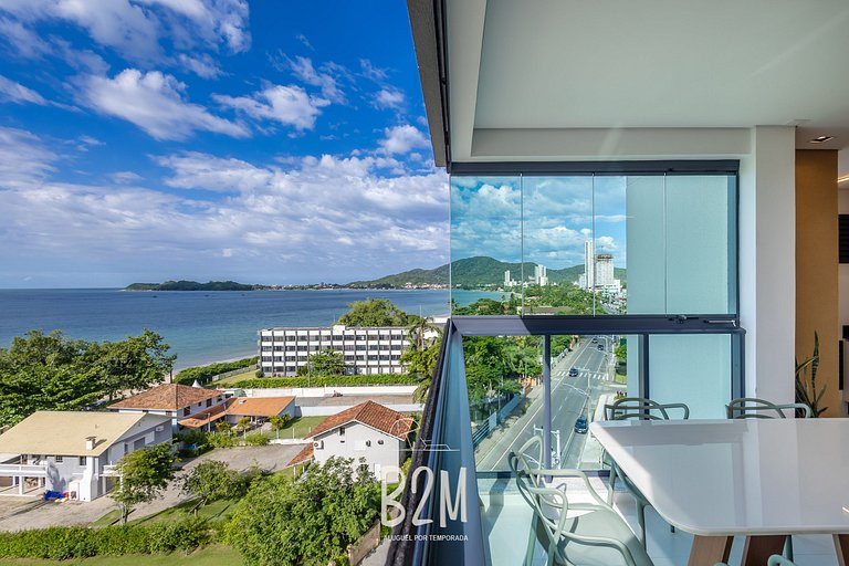 Incrível vista mar, churrasqueira, piscina