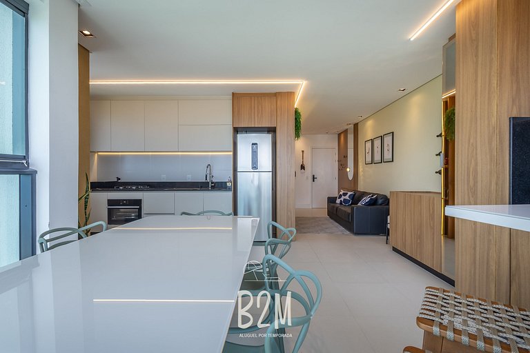 Incrível vista mar, churrasqueira, piscina