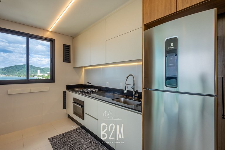 Incrível vista mar, churrasqueira, piscina