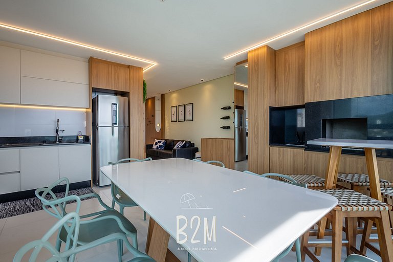 Incrível vista mar, churrasqueira, piscina