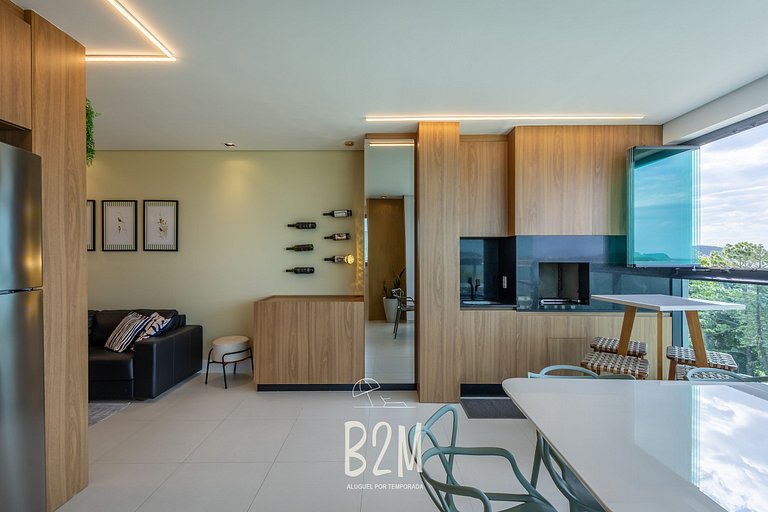 Incrível vista mar, churrasqueira, piscina