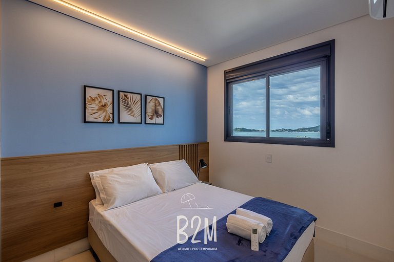 Incrível vista mar, churrasqueira, piscina