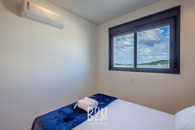 Incrível vista mar, churrasqueira, piscina