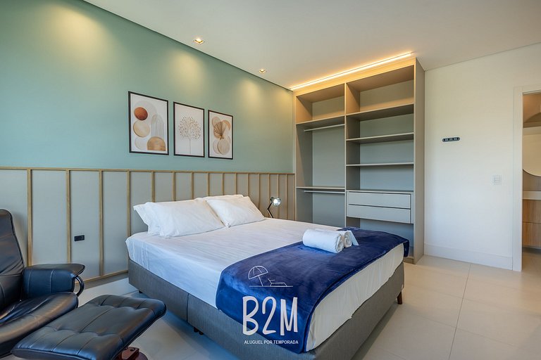 Incrível vista mar, churrasqueira, piscina