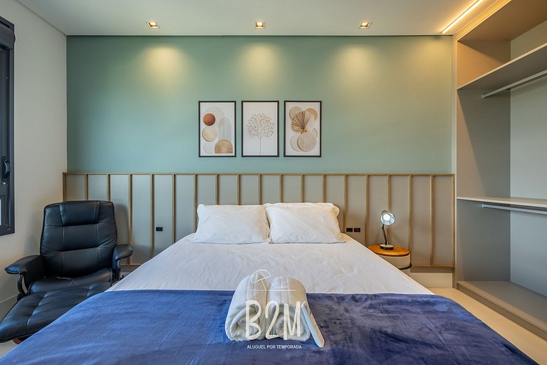 Incrível vista mar, churrasqueira, piscina