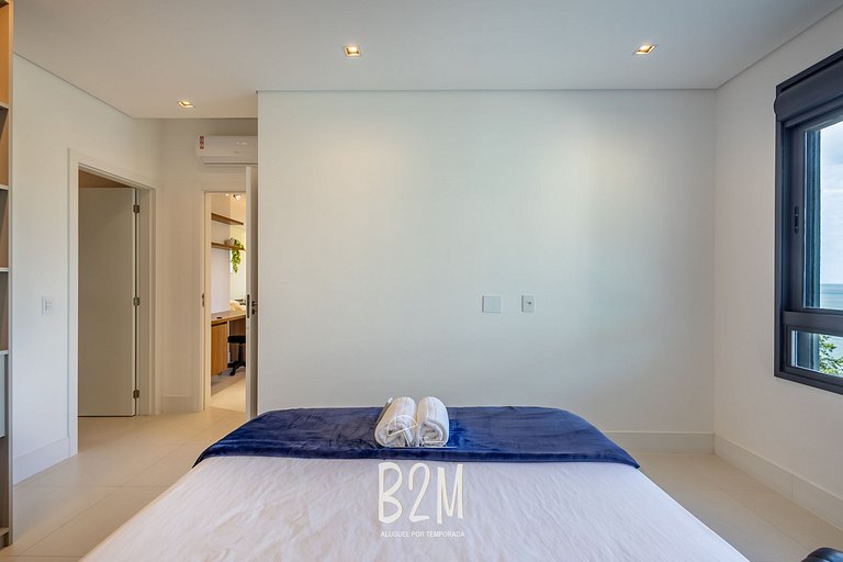 Incrível vista mar, churrasqueira, piscina