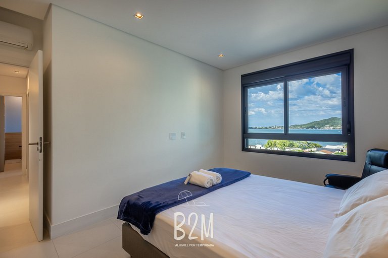 Incrível vista mar, churrasqueira, piscina