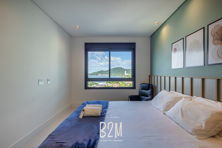 Incrível vista mar, churrasqueira, piscina