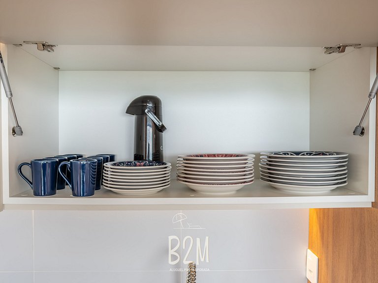 Incrível vista mar, churrasqueira, piscina