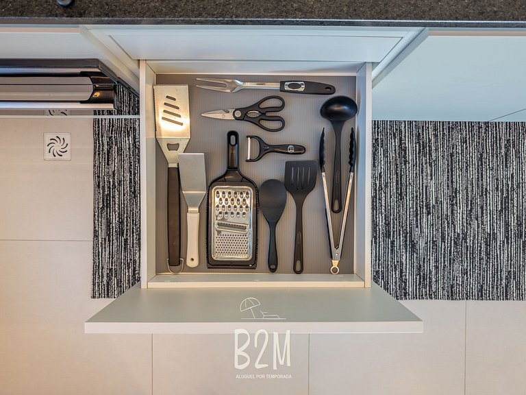 Incrível vista mar, churrasqueira, piscina