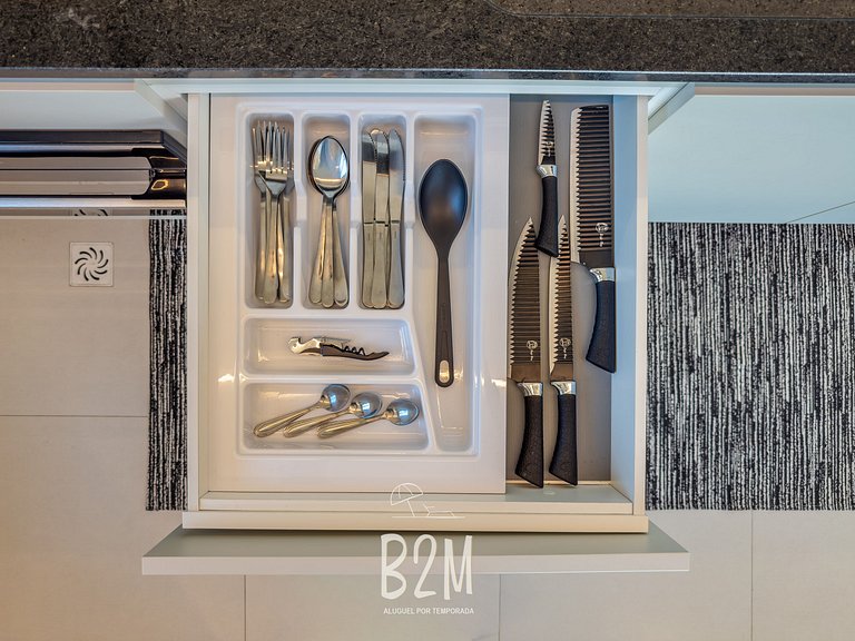 Incrível vista mar, churrasqueira, piscina