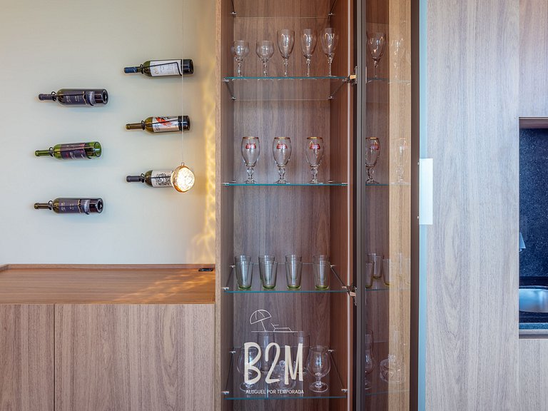 Incrível vista mar, churrasqueira, piscina